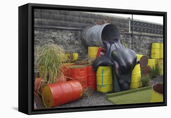 Spillage-Banksy-Framed Premier Image Canvas