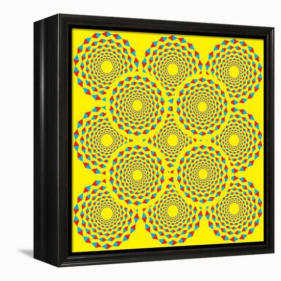 Spin Diamonds-Mark Grenier-Framed Stretched Canvas