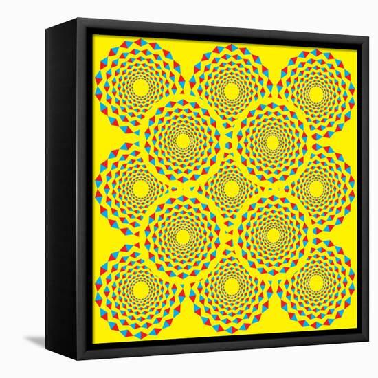 Spin Diamonds-Mark Grenier-Framed Stretched Canvas