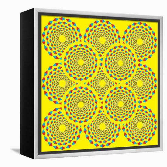 Spin Diamonds-Mark Grenier-Framed Stretched Canvas