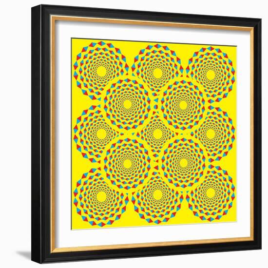 Spin Diamonds-Mark Grenier-Framed Premium Giclee Print