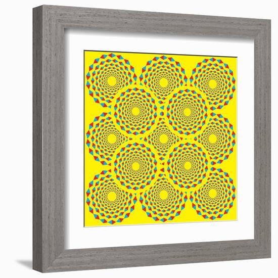 Spin Diamonds-Mark Grenier-Framed Art Print