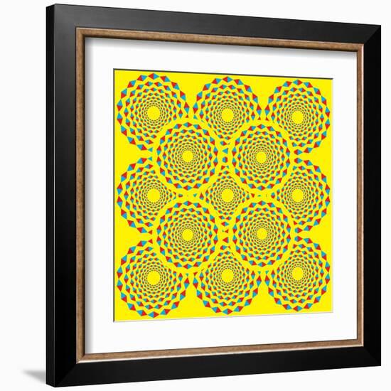 Spin Diamonds-Mark Grenier-Framed Art Print