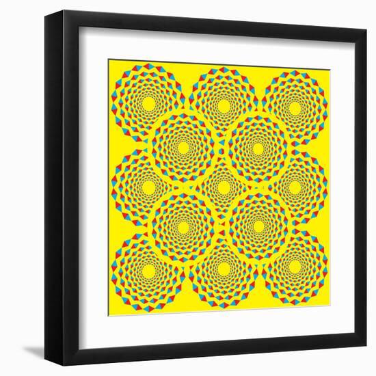 Spin Diamonds-Mark Grenier-Framed Art Print