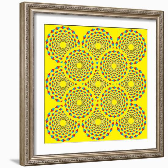 Spin Diamonds-Mark Grenier-Framed Art Print