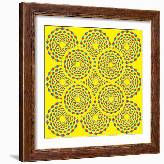 Spin Diamonds-Mark Grenier-Framed Art Print