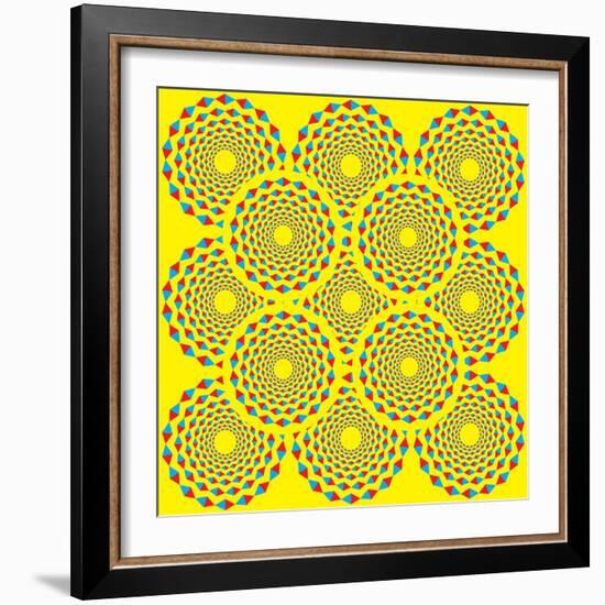 Spin Diamonds-Mark Grenier-Framed Art Print