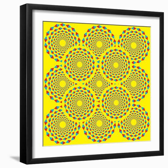 Spin Diamonds-Mark Grenier-Framed Art Print