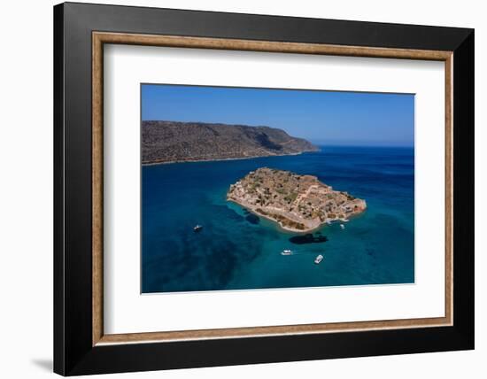 Spinalonga Island, Elounda, Mirabello Gulf, Lasithi, Crete, Greek Islands, Greece, Europe-Markus Lange-Framed Photographic Print