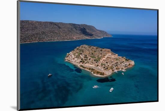 Spinalonga Island, Elounda, Mirabello Gulf, Lasithi, Crete, Greek Islands, Greece, Europe-Markus Lange-Mounted Photographic Print