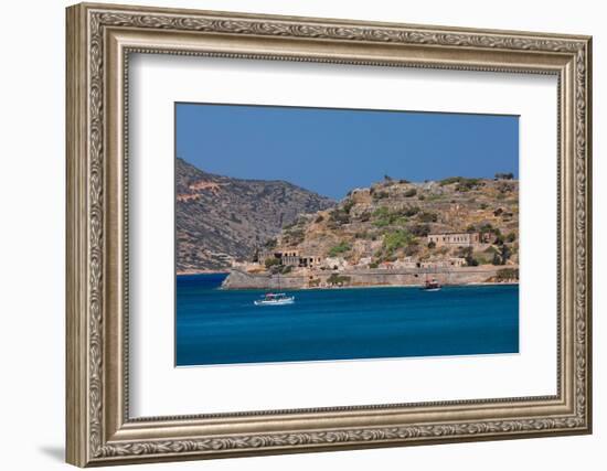 Spinalonga Island, Elounda, Mirabello Gulf, Lasithi, Crete, Greek Islands, Greece, Europe-Markus Lange-Framed Photographic Print