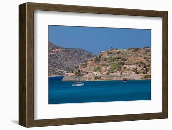 Spinalonga Island, Elounda, Mirabello Gulf, Lasithi, Crete, Greek Islands, Greece, Europe-Markus Lange-Framed Photographic Print