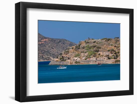 Spinalonga Island, Elounda, Mirabello Gulf, Lasithi, Crete, Greek Islands, Greece, Europe-Markus Lange-Framed Photographic Print