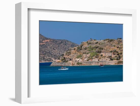 Spinalonga Island, Elounda, Mirabello Gulf, Lasithi, Crete, Greek Islands, Greece, Europe-Markus Lange-Framed Photographic Print