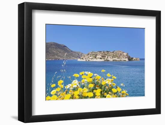 Spinalonga Island (Kalidon), Former Leper Colony, Gulf of Mirabello-Markus Lange-Framed Photographic Print