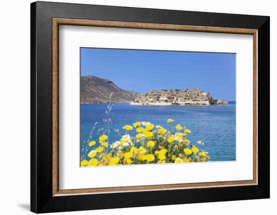 Spinalonga Island (Kalidon), Former Leper Colony, Gulf of Mirabello-Markus Lange-Framed Photographic Print