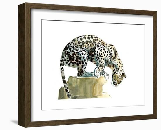 Spine (Arabian Leopard), 2015-Mark Adlington-Framed Premium Giclee Print