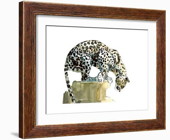 Spine (Arabian Leopard), 2015-Mark Adlington-Framed Premium Giclee Print