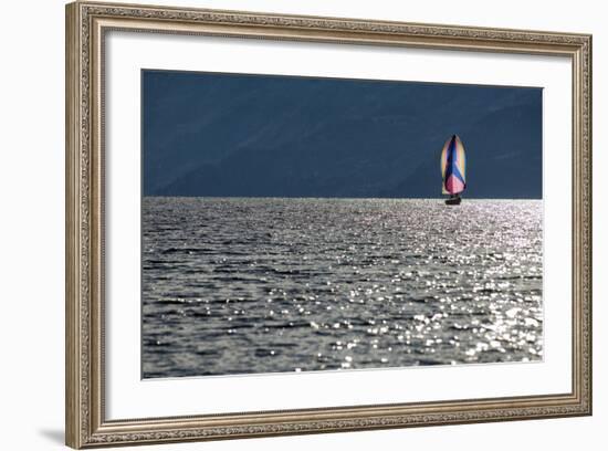 Spinnaker Sailing in British Columbia-Dave Heath-Framed Photographic Print