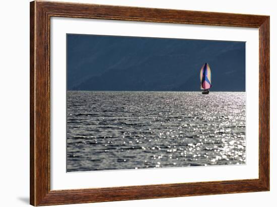 Spinnaker Sailing in British Columbia-Dave Heath-Framed Photographic Print