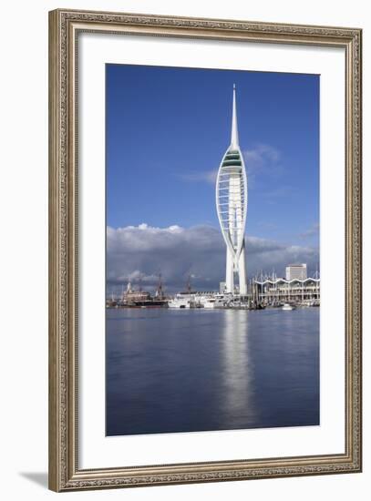 Spinnaker Tower, Gunwharf Quays, Portsmouth Harbour and Dockyard, Portsmouth, Hampshire, England-Jean Brooks-Framed Photographic Print
