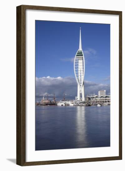 Spinnaker Tower, Gunwharf Quays, Portsmouth Harbour and Dockyard, Portsmouth, Hampshire, England-Jean Brooks-Framed Photographic Print