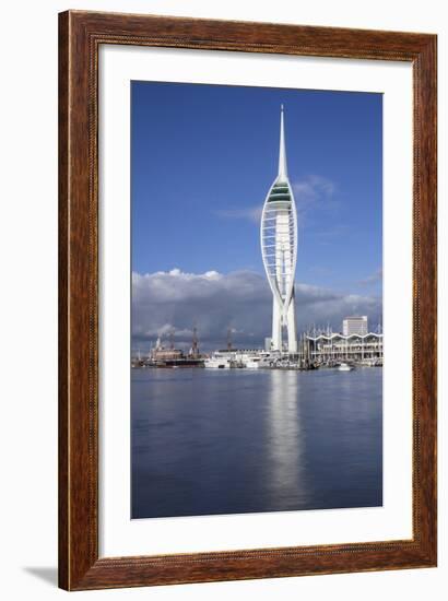 Spinnaker Tower, Gunwharf Quays, Portsmouth Harbour and Dockyard, Portsmouth, Hampshire, England-Jean Brooks-Framed Photographic Print