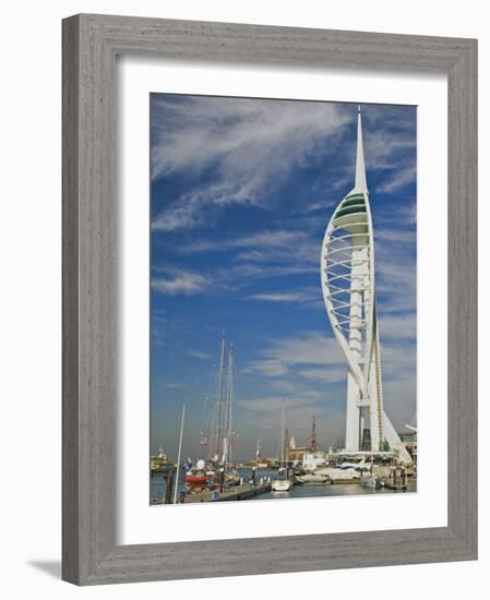 Spinnaker Tower, Waterfront Complex, Portsmouth, Hampshire, England, United Kingdom, Europe-James Emmerson-Framed Photographic Print