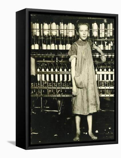 Spinner (Addie Laird), 1910-Lewis Wickes Hine-Framed Premier Image Canvas