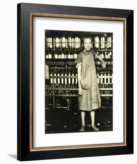 Spinner (Addie Laird), 1910-Lewis Wickes Hine-Framed Giclee Print