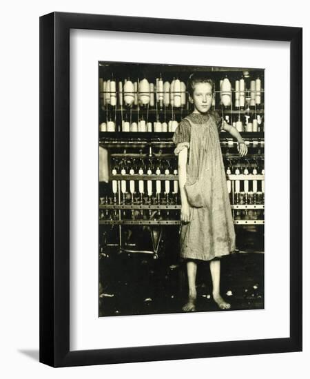 Spinner (Addie Laird), 1910-Lewis Wickes Hine-Framed Giclee Print