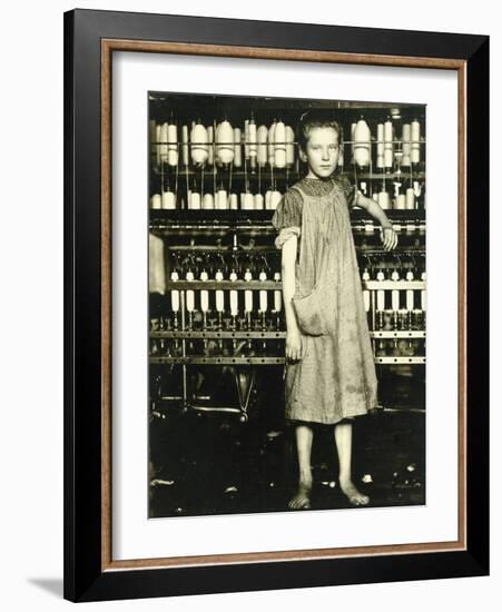 Spinner (Addie Laird), 1910-Lewis Wickes Hine-Framed Giclee Print