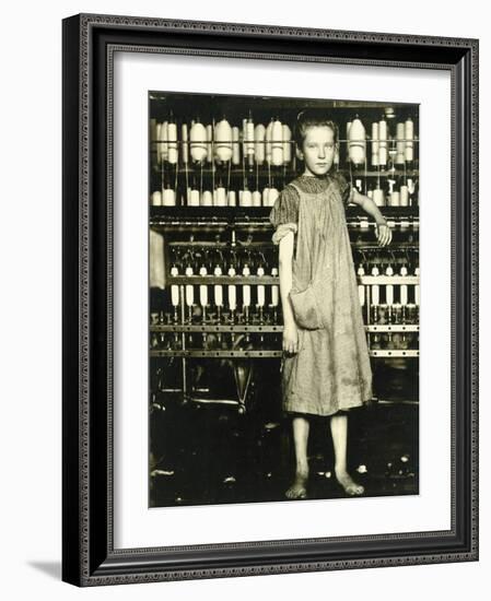 Spinner (Addie Laird), 1910-Lewis Wickes Hine-Framed Giclee Print