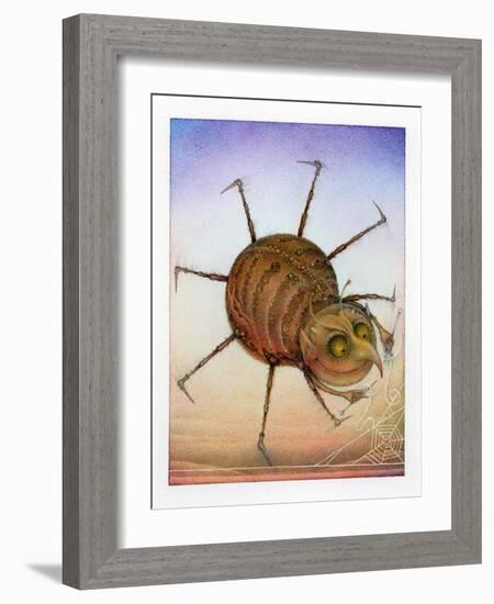 Spinning Spider-Wayne Anderson-Framed Giclee Print