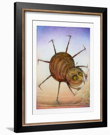 Spinning Spider-Wayne Anderson-Framed Giclee Print