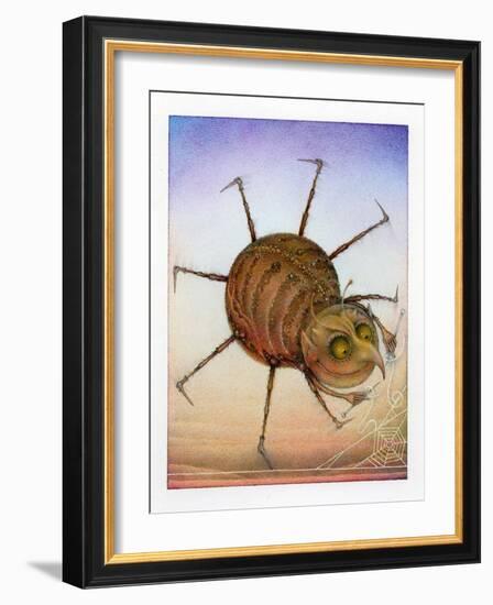 Spinning Spider-Wayne Anderson-Framed Giclee Print