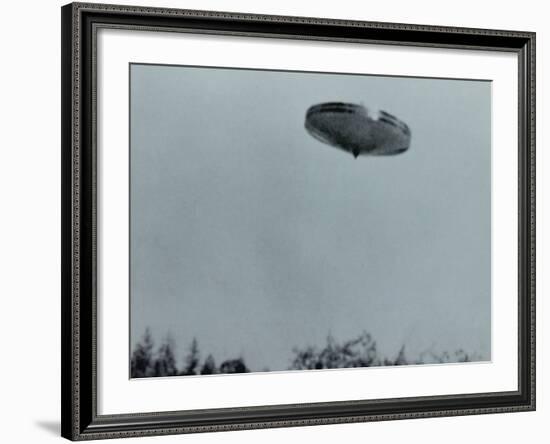 Spinning UFO over Merlin, Oregon-null-Framed Photographic Print