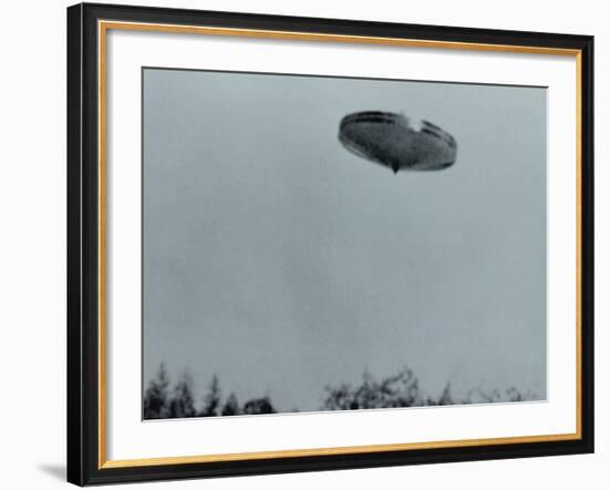 Spinning UFO over Merlin, Oregon-null-Framed Photographic Print