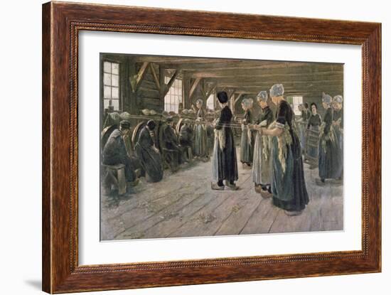 Spinning Workshop in Laren, 1889-Max Liebermann-Framed Giclee Print