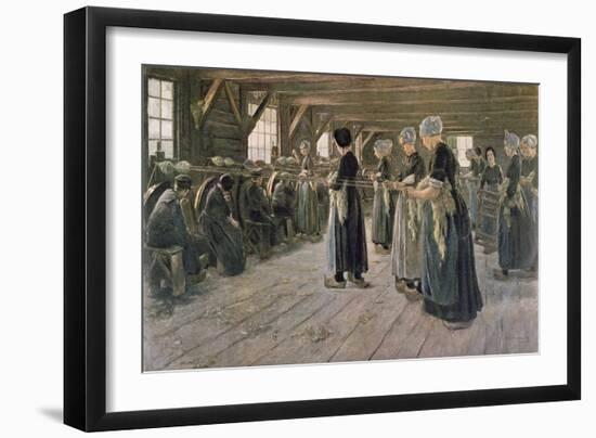 Spinning Workshop in Laren, 1889-Max Liebermann-Framed Giclee Print