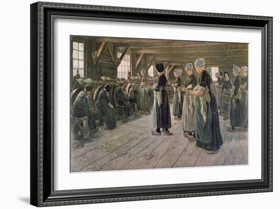 Spinning Workshop in Laren, 1889-Max Liebermann-Framed Giclee Print