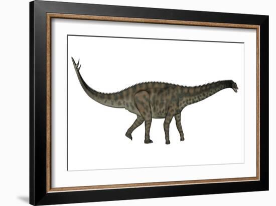 Spinophorosaurus Dinosaur-Stocktrek Images-Framed Art Print