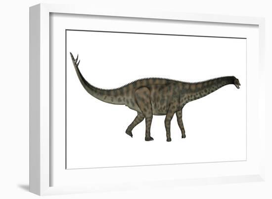 Spinophorosaurus Dinosaur-Stocktrek Images-Framed Art Print