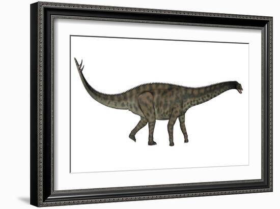 Spinophorosaurus Dinosaur-Stocktrek Images-Framed Art Print