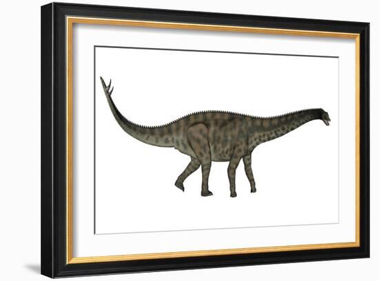 Spinophorosaurus Dinosaur-Stocktrek Images-Framed Art Print