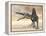 Spinosaurus Dinosaur Roaring in the Desert-null-Framed Stretched Canvas