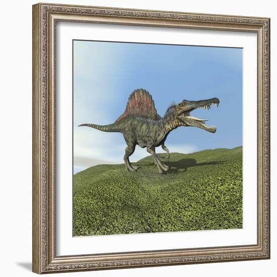 Spinosaurus Dinosaur-null-Framed Premium Giclee Print