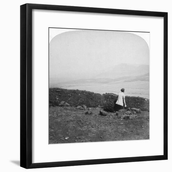 Spion Kop, from a Boer Trench on Krantz Kloot, South Africa, 1901-Underwood & Underwood-Framed Giclee Print