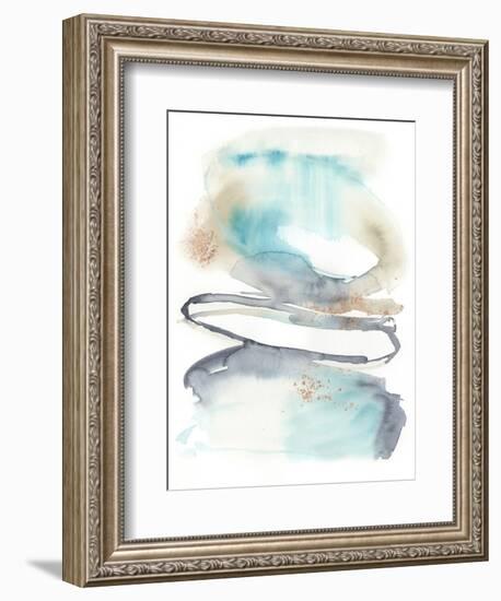 Spiral Bloom I-Jennifer Goldberger-Framed Premium Giclee Print