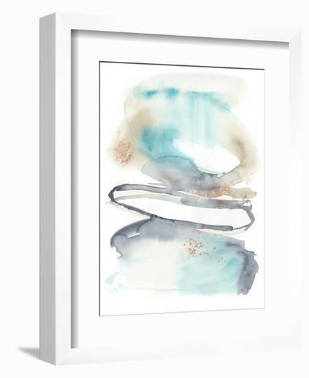 Spiral Bloom I-Jennifer Goldberger-Framed Premium Giclee Print